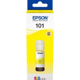 Epson 101 Jaune - Bouteille d'encre Epson EcoTank d'origine (C13T03V44A)