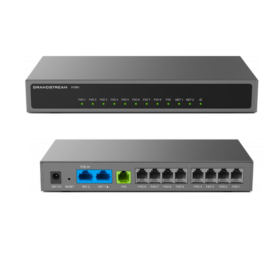 Grandstream HT881 — Passerelle VoIP analogique FXO à 8 ports -